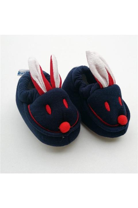 YUMMY Unisex Bebek Lacivert Tavşan  Patik