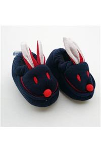 YUMMY Unisex Bebek Lacivert Tavşan  Patik