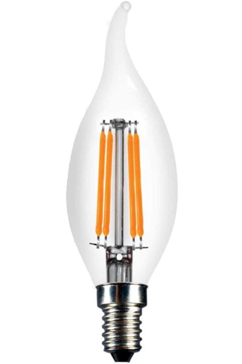 Heka Kıvrık Buji Filament Edison Tip Rustik Şeffaf Cam Ampul 8 W Led Ampul - Günışığı Erd-36