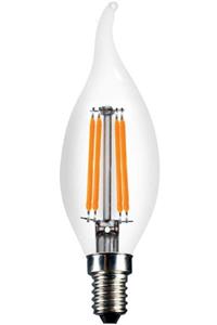 Heka Kıvrık Buji Filament Edison Tip Rustik Şeffaf Cam Ampul 8 W Led Ampul - Günışığı Erd-36