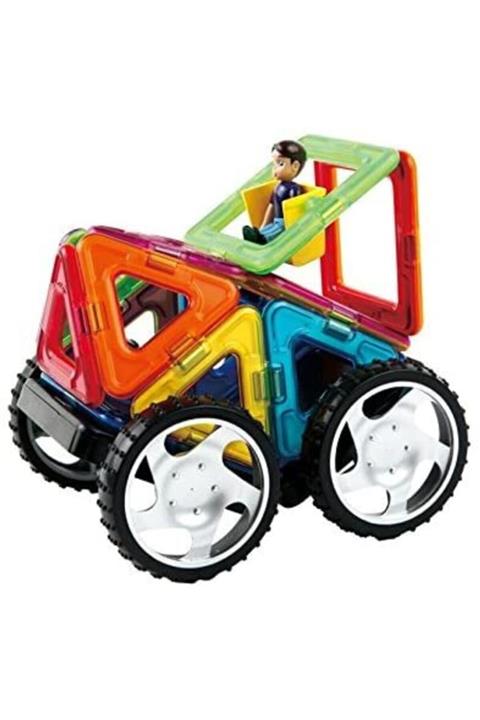 Magical Magnet 16 Parça Tekerlekli Yaratıcı Mıknatıs Wow Set