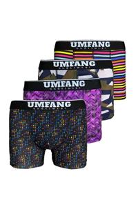 UMFANG 4'lü Renkli Desenli Boxer