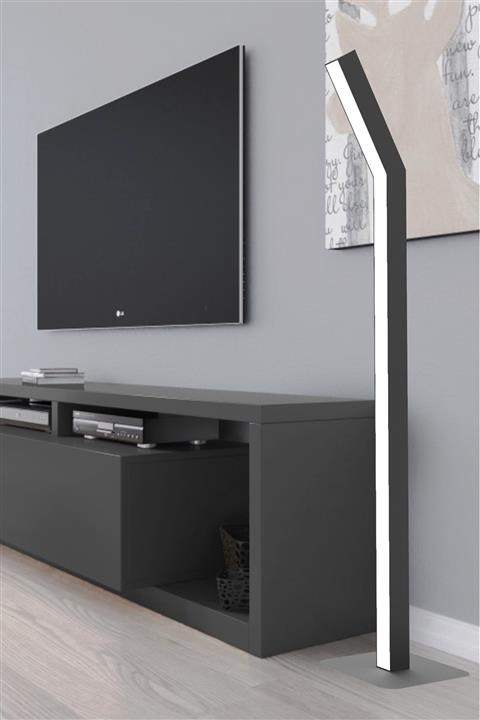 Hegza Lighting Polo ( Siyah Kasa, Sarı Işık ) Ledli Modern Led Lambader