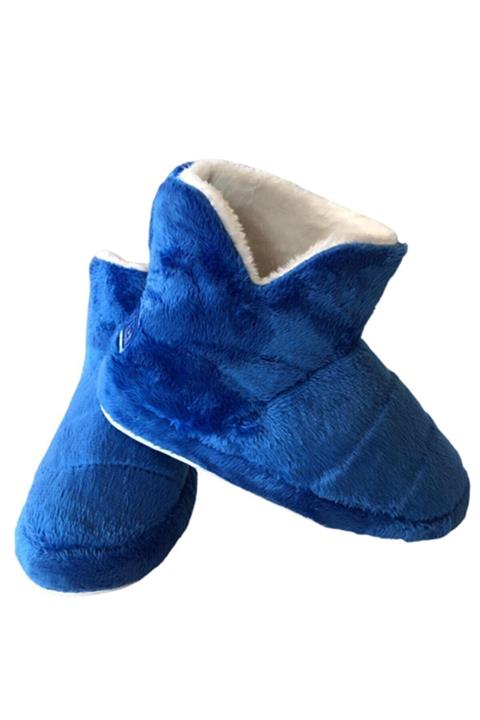 Pomidik Kadın Panduf Saks Mavi