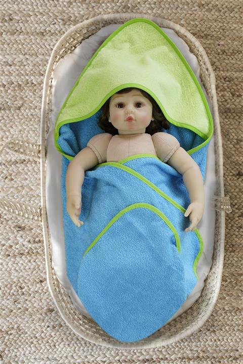 Alpar Tekstil Yeşil Soft Kundak Havlu 100*100