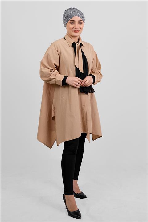 HÜRREM BONE Kadın Gri Taşlı Çapraz Pratik Bone