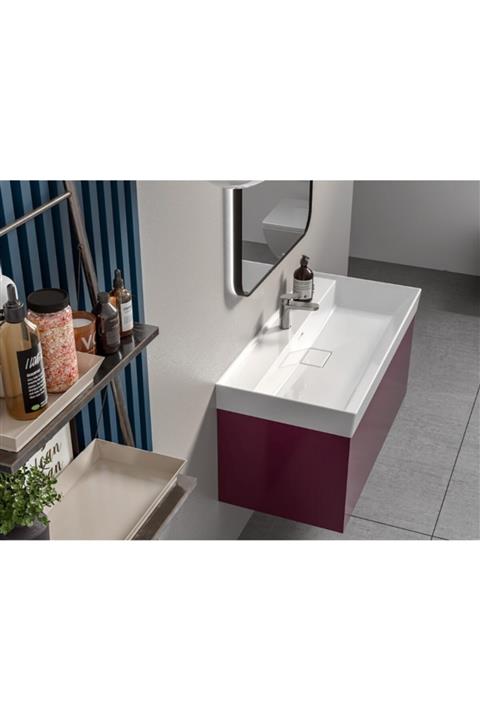 TURKUAZ Sharp Etajerli Lavabo, 48x48 Cm