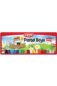 Lets Pastel Boya Plastik Kutu Köşeli 18 Li Lk-18