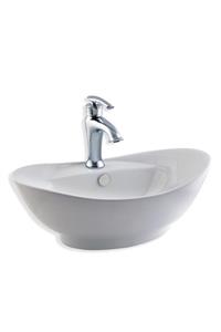 LENA E-5080 Tezgah Üstü Porselen Lavabo