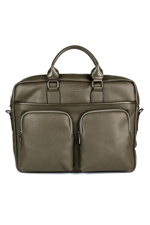 MORCA Yumuşak Deri Evrak Çantası Haki