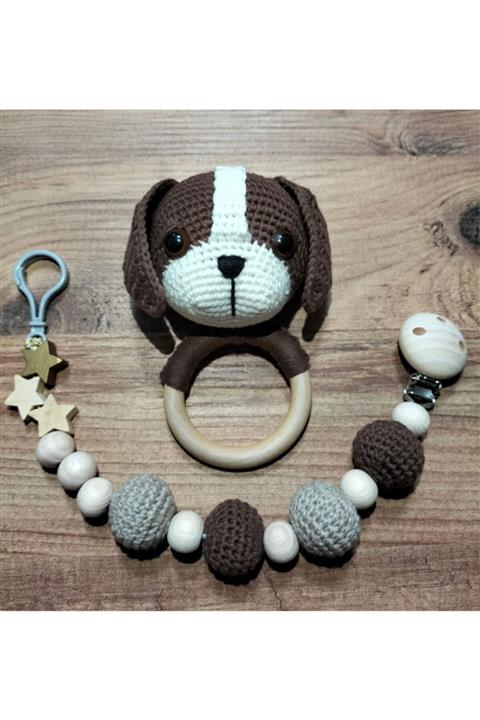 Amigurumi Popyo Amigurumi Emzik Zinciri & Dişlik Seti