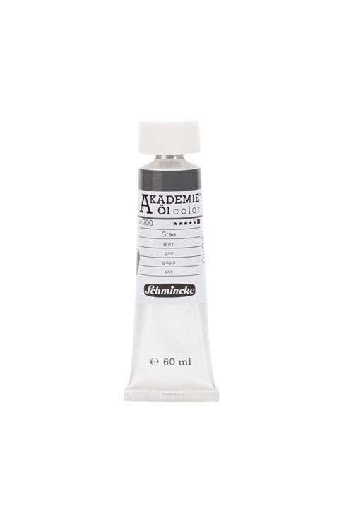 Schmincke : Akademie Öl Color : Yağlı Boya : 60 Ml : Seri 1 : 700 Grey