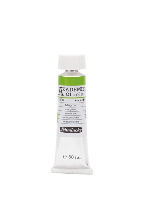 Schmincke : Akademie Öl Color : Yağlı Boya : 60 Ml : Seri 1 : 500 May Green