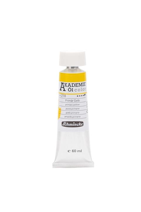 Schmincke : Akademie Öl Color : Yağlı Boya : 60 Ml : Seri 1 : 218 Primary Yellow