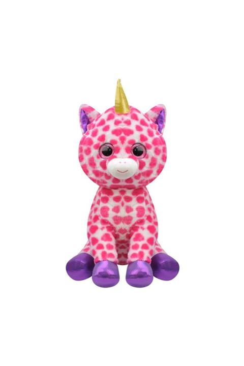 SELAY TOYS Peluş Unicorn Oyuncak Tek Boynuzlu At 17 Cm Pembe 3370