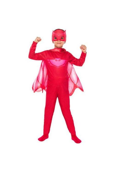 Tpm Pijamaskeliler Kostümü Pjamasks Kostüm Kırmızı