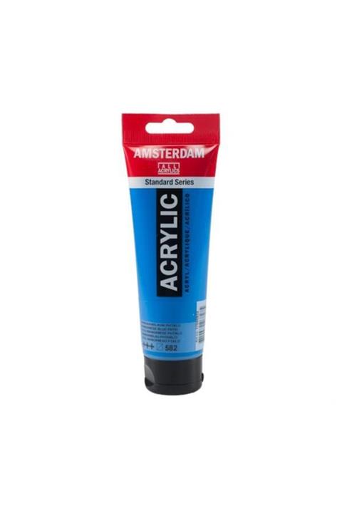 Talens Amsterdam Akrilik Boya 120 ml. 582 Manganese Blue Phthalo