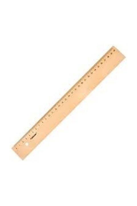 Yıldızlar 30 Cm. Tahta Cetvel 2 Adet