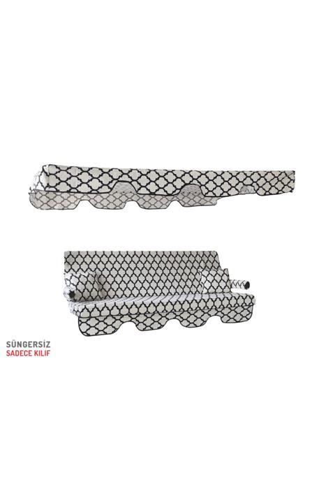 Vip Home Concept 3 Kişilik Süngersiz Bahçe Salıncak Minderi Kılıfı Alaçatı