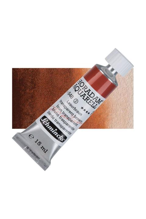 Schmincke Horadam Aquarell Tube 15ml Seri 2 Translucent Brown 648