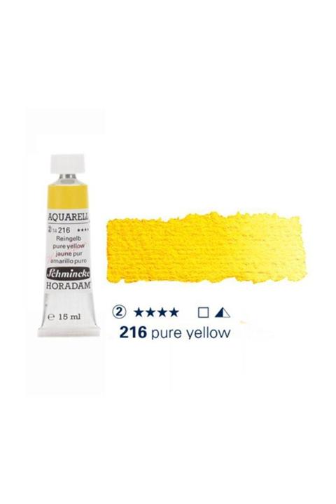 Schmincke Horadam Aquarell Tube 15ml Seri 2 Pure Yellow 216
