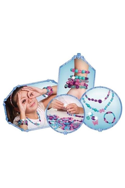 Burnis Toy Toys Dede Frozen Çantalı Boncuk Takı Seti Fırsat