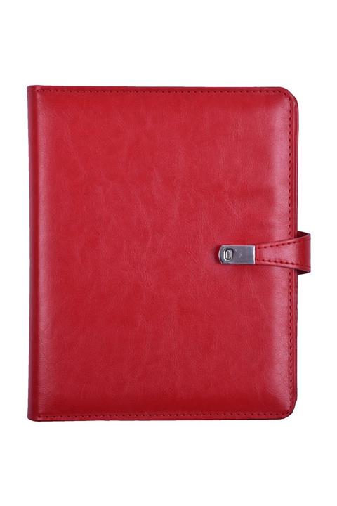 Sağlam Ajanda Organizer Mekanizmalı Üçgen Patlı 17x24cm Kırmızı Ajanda