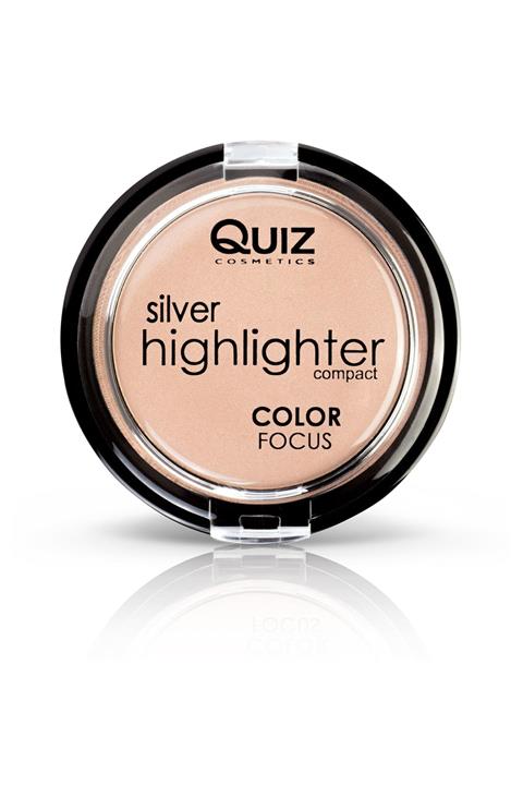 QUIZ Aydınlatıcı Pudra  Color Focus Highlighter Powder Silver