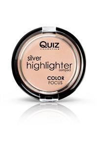 QUIZ Aydınlatıcı Pudra  Color Focus Highlighter Powder Silver