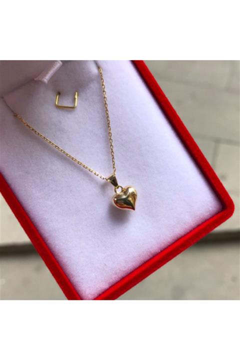 Likya Kuyumculuk 14 Ayar Altın Bomb Kalp Kolye Ucu