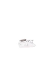 Moosefield Kids Unisex Bebek Beyaz Hakiki Deri Patik
