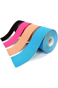 Crosstape Kinesiology Ten Rengi 5cm X 5 M Sporcu Ağrı Bandı 12'li (pakette 12 Adet Ten Renk)