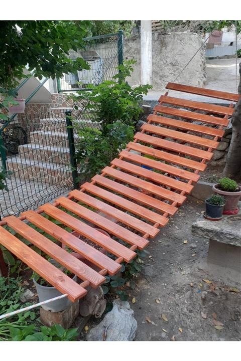 Akın Aksesuar Tek Kişilik Ahşap Hamak Salıncak