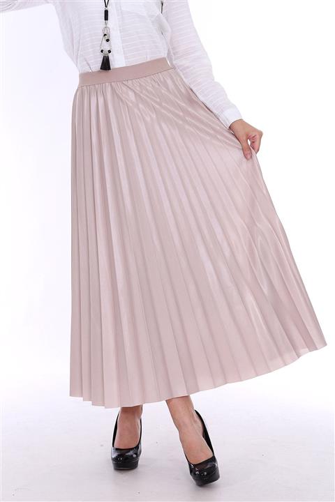 moda civinx Astarlı Pliseli Etek