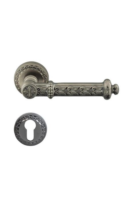Hafele Ponte Barelli Kapı Kolu Seti, Antik Gümüş Renk