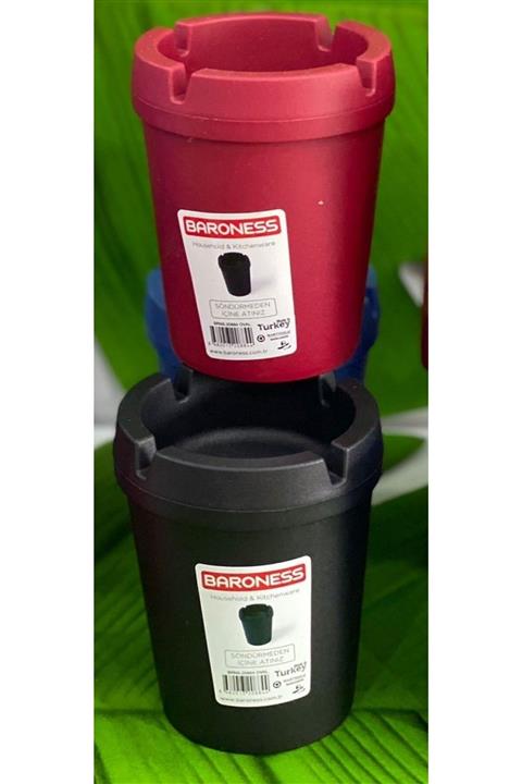 ToMorza X 2 Adet Kokusuz Kulluk Plastik (8×8×10cm) Siyah-mavi