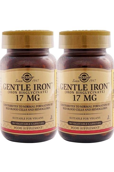 Solgar Gentle Iron 17 Mg 90 Kapsül 2 Adet
