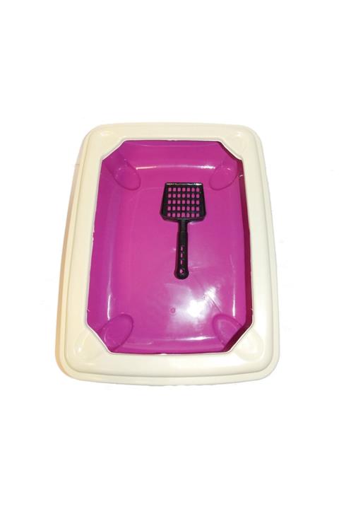 MyMoon'S Pet Garden Eco Açık Tuvalet Kabı Kürekli 45x35x12