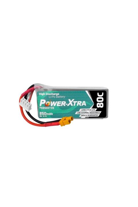 POWERXTRA Px850xt3s - 3s1p - 11.1v 850 Mah Li-polymer Pil -80c