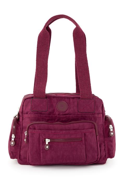 star polo Kadın Bordo Krınkıl Kol Ve Omuz Çantası