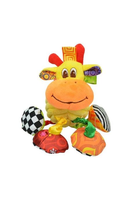 bebegen Bebek Turuncu Titreşimli Çıngıraklı  Zürafa