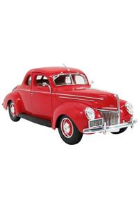 Maisto 1/18 1939 Ford Deluxe Model Araba Kırmızı