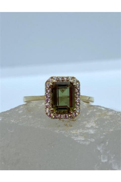 Keila Jewels 14 Ayar Altın Baget Sultanit Yüzük