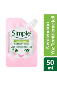 Simple Mini Nemlendirici Yüz Temizleme Jeli 50 Ml