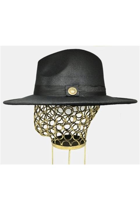 Mountain Deer Unisex Siyah Fötr Şapka