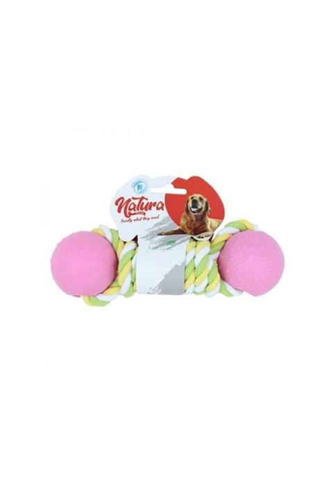 natura Plastik Ikili Top Köpek Çiğneme Oyuncağı 31 Cm