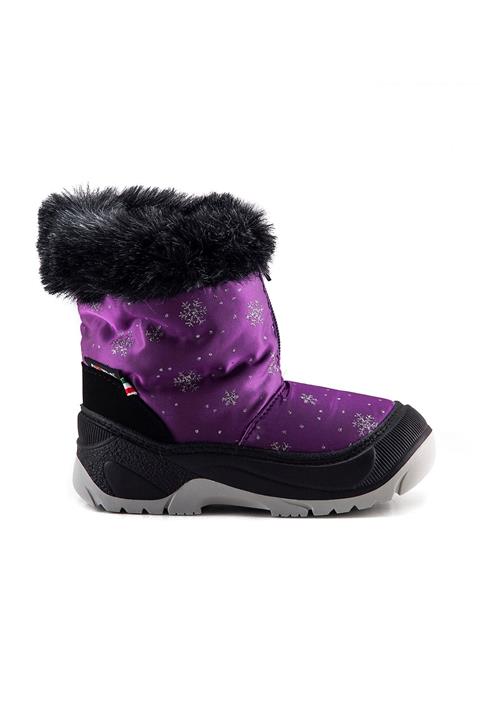 Attiba Unisex Çocuk Mor Violet Su Geçirmez Kar Botu