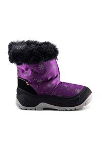 Attiba Unisex Çocuk Mor Violet Su Geçirmez Kar Botu