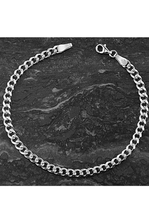 Huarz 925 Ayar Gurmet Gümüş Bileklik Künye 3.5mm