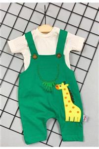Beren Kids Erkek Bebek Zürafa Görselli Slopet Takım